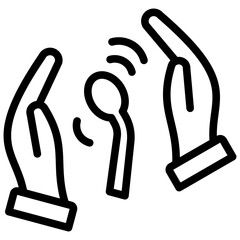 Obraz premium Telekinesis Icon