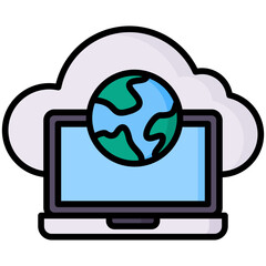 Fototapeta premium Remote Access Icon