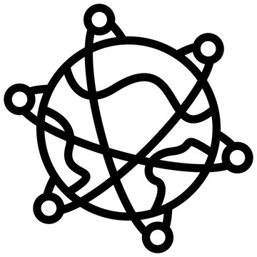 Cyberspace Icon