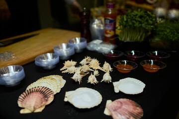 Enjoy a beautifully crafted Seafood Platter with various delicacies for a delightful experience