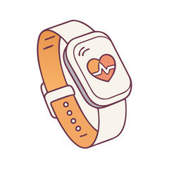 fitness tracker watch icon, fitness tracker watch vector illustration-simple illustration of fitness tracker watch, perfect for fitness tracker watch logos and themed design 