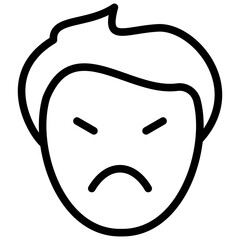 Obraz premium Negative Emotion Icon