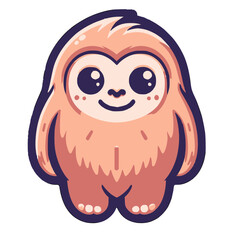 Obraz premium Bigfoot Illustration
