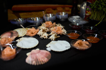 Enjoy a beautifully crafted Seafood Platter with various delicacies for a delightful experience
