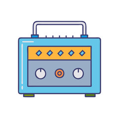 amplifier icon, amplifier vector illustration-simple illustration of amplifier, perfect for amplifier logos and themed design 