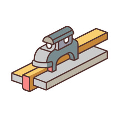rail for grinding icon, rail for grinding vector illustration-simple illustration of rail for grinding, perfect for rail for grinding logos and themed design 