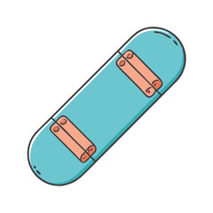 skateboard deck icon, skateboard deck vector illustration-simple illustration of skateboard deck, perfect for skateboard deck logos and themed design 