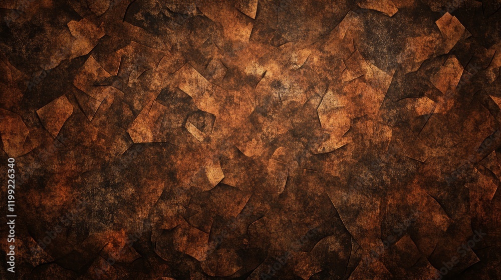 Aufkleber close up abstract texture of brown stones, ideal for background or design element.