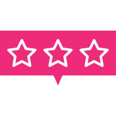 Obraz premium Review icon single vector illustration