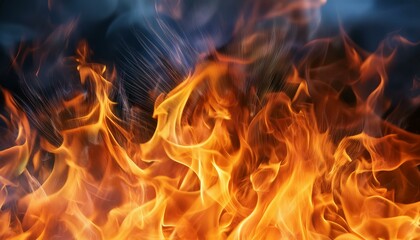 Fototapeta premium abstract fire flames concept; blurred background flame, burning, motion, vertical