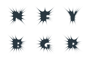 Abstract sparkle shape, sign and Contemporary Symbols