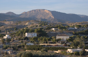 Obraz premium village in the mountains