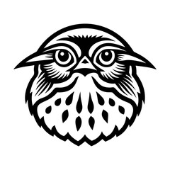 A filled style icon of meadowlark