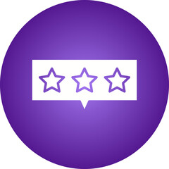 Review icon single vector illustration