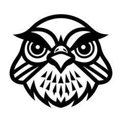 Glyph style icon of swallow bird