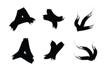 Creative Grunge Brush Stroke Abstract Bundle