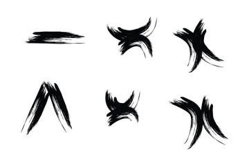 Creative Grunge Brush Stroke Abstract Bundle