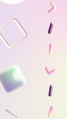 Bright Polygon Stylish Background