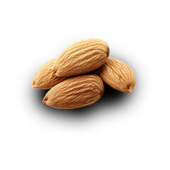 Almond on a transprent on background