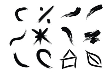 Brush Stroke B 6_Set V-2