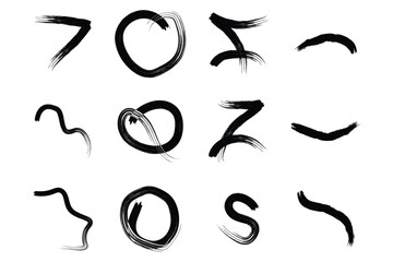 Brush Stroke B 6_Set V-1