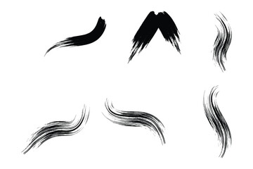 Abstract Grunge Brush Stroke Elements Pack