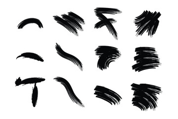 Creative Grunge Brush Stroke Abstract Bundle