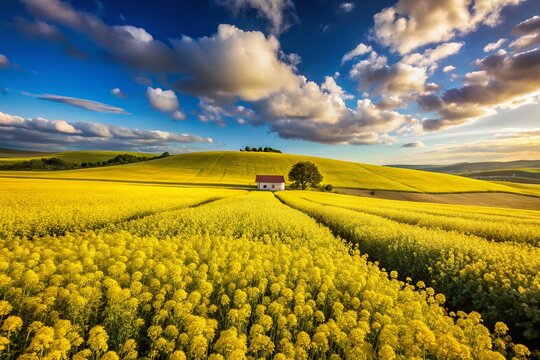 Stunning Canola Field Caledon South Africa Architectural Photography