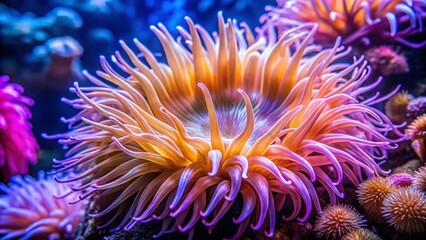 Stunning Heteractis Magnifica Anemone in Aquarium - Candid Marine Biology