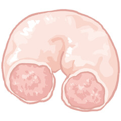 Ilustration of fish dumplings_raw_5_half