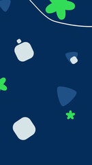 Abstract Background With Shapes