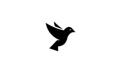 silhouette of a dove