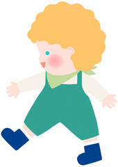 걷고 있는 소년