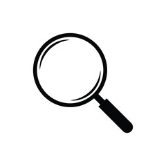 Magnifying glass icon vector illustration