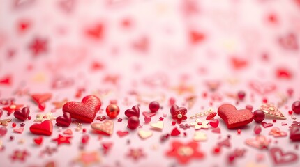 Red Heart Confections: A Romantic Valentine's Day Sprinkle