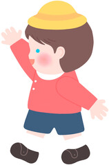 남자 아이 옆 모습