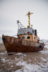 ship on Barents Sea
