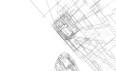 abstract lines geometric drawing