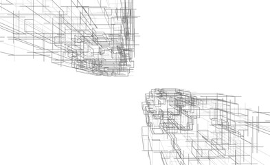 abstract lines geometric drawing