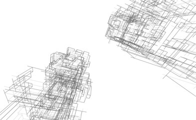 abstract lines geometric drawing