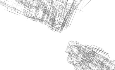 abstract lines geometric drawing