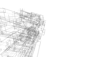 abstract lines geometric drawing