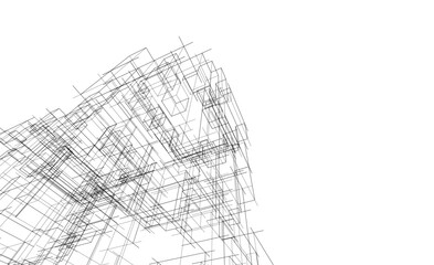 abstract lines geometric drawing