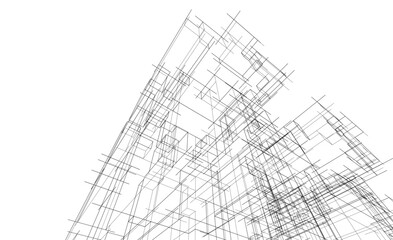 abstract lines geometric drawing