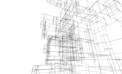 abstract lines geometric drawing