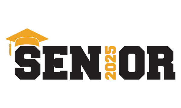 Senior 2025 Clip Art - Graduation 2025 Vector and Clip Art