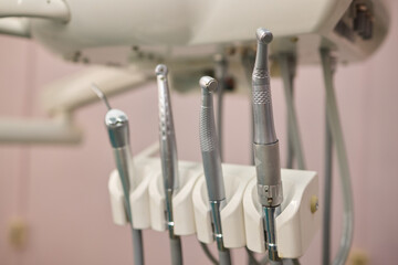 All the dental tools and equipment are fully prepared and ready for patient care and treatment