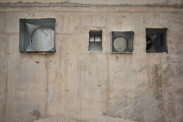 Ventilation Systems Have Been Successfully Installed Within A Concrete Wall Structure