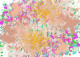 An abstract transparent psychedelic wavy vignette design element overlay.