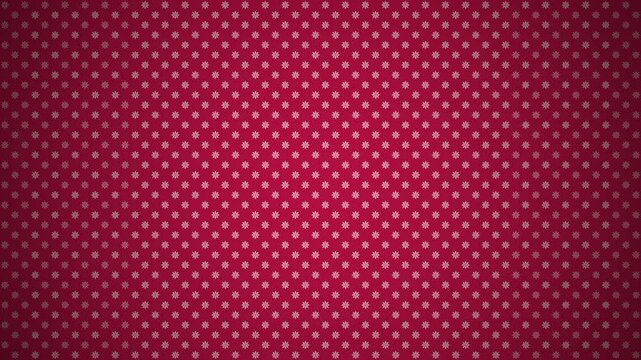 Fondo de color rojo con patrones de copos de nieve con vi&ntilde;eta.